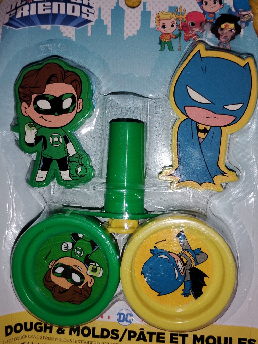DC Super Friends Green Lantern & Batman Play Doh & Moulds Set